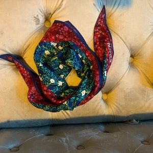 Coach Essential Tea Rose Silk Diamond Scarf